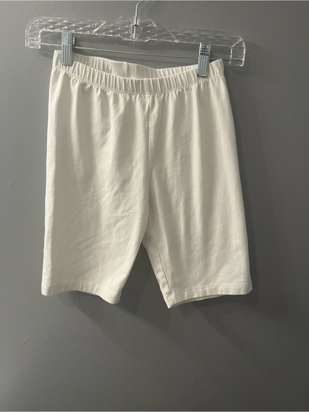 Cat & Jack White Elastic Waist Knit Shorts